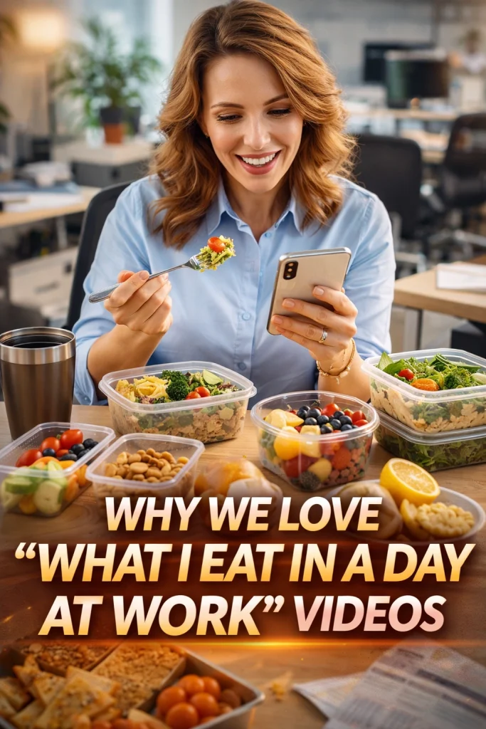 Why you can’t stop watching ‘what I eat in a day at work’ videos