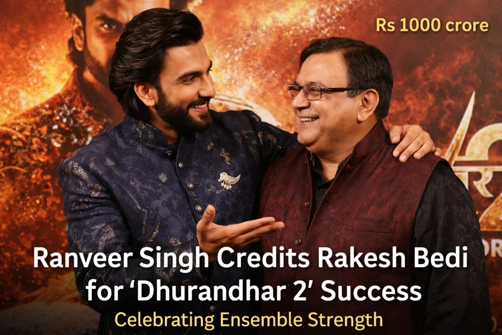 Ranveer Singh Credits Rakesh Bedi for Dhurandhar 2 Success