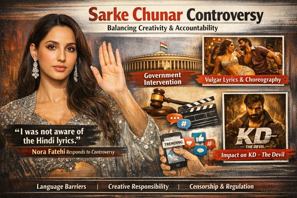 Nora Fatehi Reacts to Sarke Chunar Song Controversy